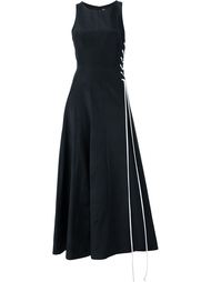 tie side detail palazzo pants jumpsuit Natasha Zinko