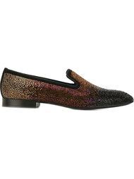 metallic effect loafers Louis Leeman