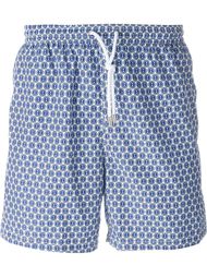 circle print swim shorts Kiton