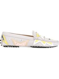 star appliqué loafers Tod's