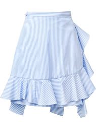 ruffled hem striped skirt  J.W. Anderson
