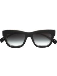 leather detail sunglasses Marsèll