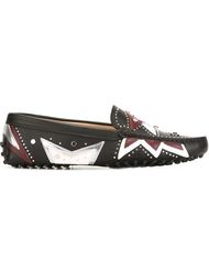 star studded loafers Tod's