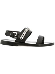 chain trim sandals Louis Leeman