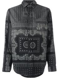 bandana print denim shirt Current/Elliott