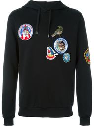 толстовка с заплатками с принтом животных Dolce &amp;amp; Gabbana