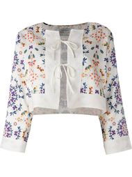 floral print cropped jacket Forte Forte