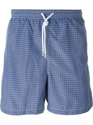 geometric print swim shorts Kiton