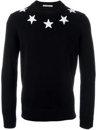 свитер с нашивками-звездами Givenchy