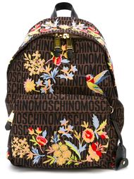 рюкзак с цветочной вышивкой Moschino