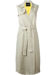 long belted waistcoat Erika Cavallini