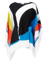 кафтан в стиле колор-блок Fendi