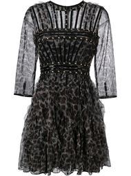 платье с леопардовым принтом   Just Cavalli
