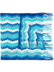 шарф с зигзагообразным узором  Missoni