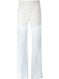 sheer lace trousers MSGM