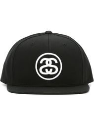 logo snapback baseball hat Stussy