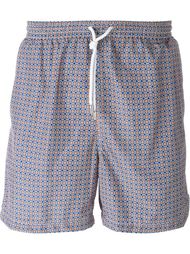 geometric print swim shorts Kiton