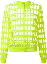 cut-out detailed cardigan Moschino