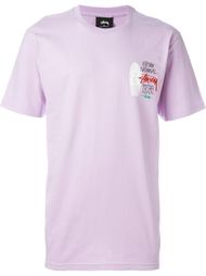 embroidered logo T-shirt Stussy