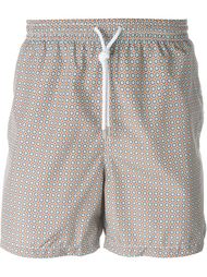 geometric print swim shorts Kiton
