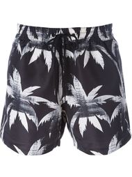 palm print swim shorts Paul Smith