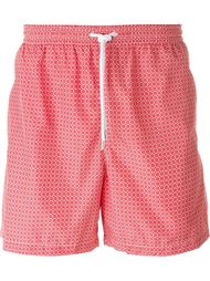 circle print swim shorts Kiton