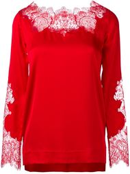 толстовка с кружевными вставками Ermanno Scervino