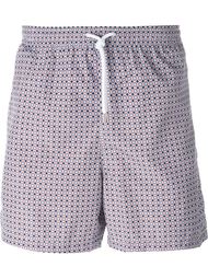 geometric print swim shorts Kiton