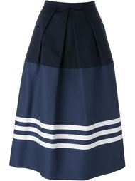 sailor stripe skirt Jil Sander Navy