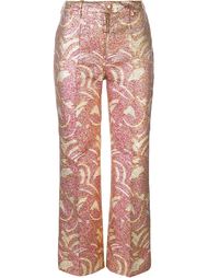 sequined pleated straight trousers Manoush