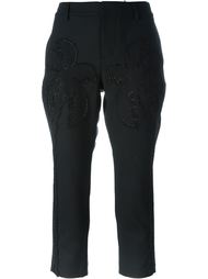 bead embellished cropped trousers Dsquared2