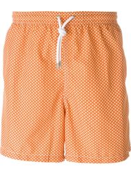 snowflake print swim shorts Kiton