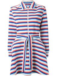 striped belted coat Julien David