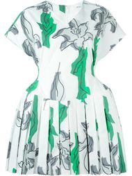 floral print pleated skater dress Julien David