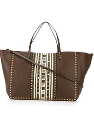 'Rockstud Rolling' reversible trapeze tote Valentino Garavani