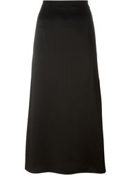 long satin A-line skirt Saint Laurent
