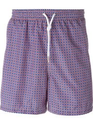 geometric print swim shorts Kiton