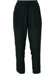 drawstring cropped trousers Ann Demeulemeester