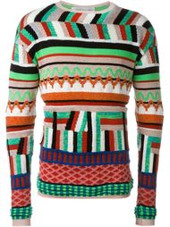 zig-zag knit sweater James Long