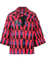 lipstick print oversized jacket KTZ