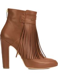 'Blake' fringe heeled booties Maiyet