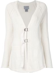 front buckle v-neck cardigan Maiyet