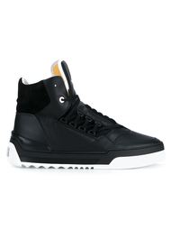 Tank Leather Hi-Top Trainers Fendi