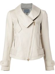 off-centre zip fitted jacket  Maiyet