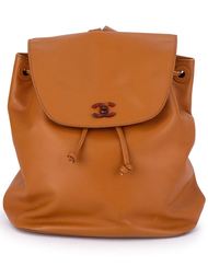 logo plaque classic backpack Chanel Vintage
