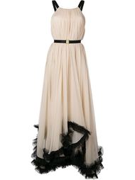 ruched trim evening dress Maria Lucia Hohan