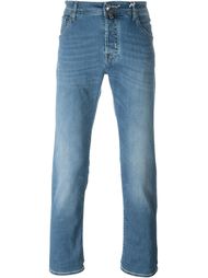 stretch fabric straight leg jeans Jacob Cohen