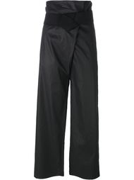 wrap front trousers Erika Cavallini