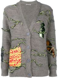 Sewing Class Embellished Cardigan Christopher Kane