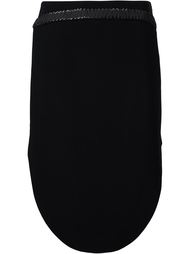 curved hem straight skirt  Maiyet